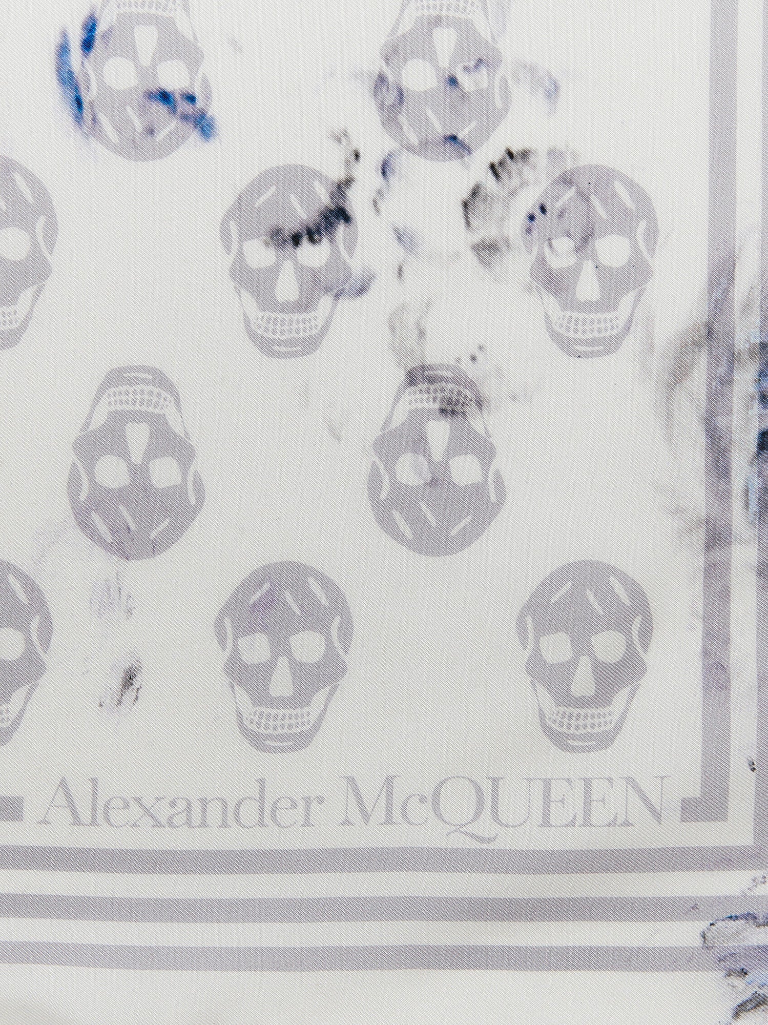 Alexander Mcqueen Scarfs White Seta