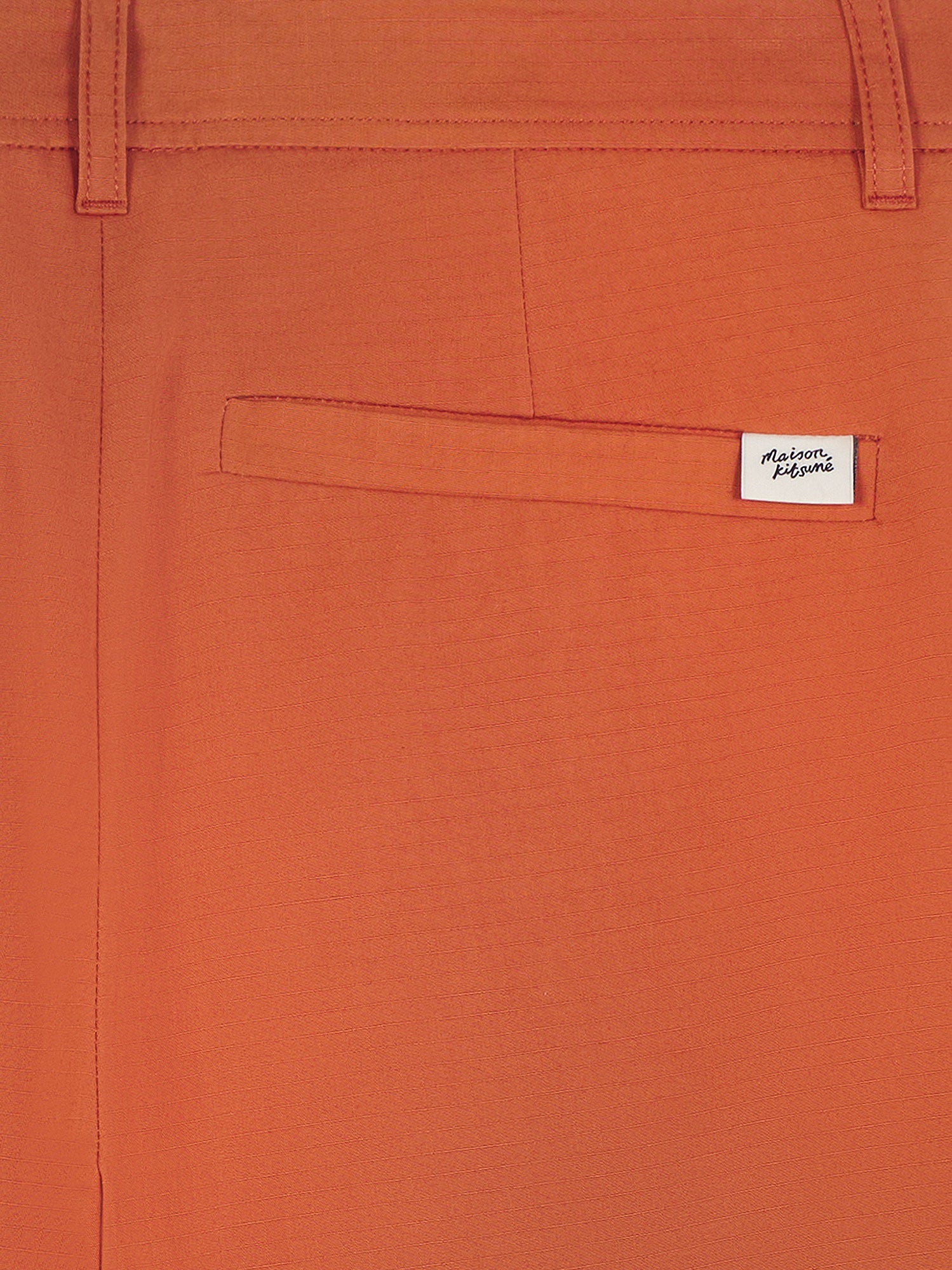 MAISON KITSUNE Shorts Orange 100 % Cotone