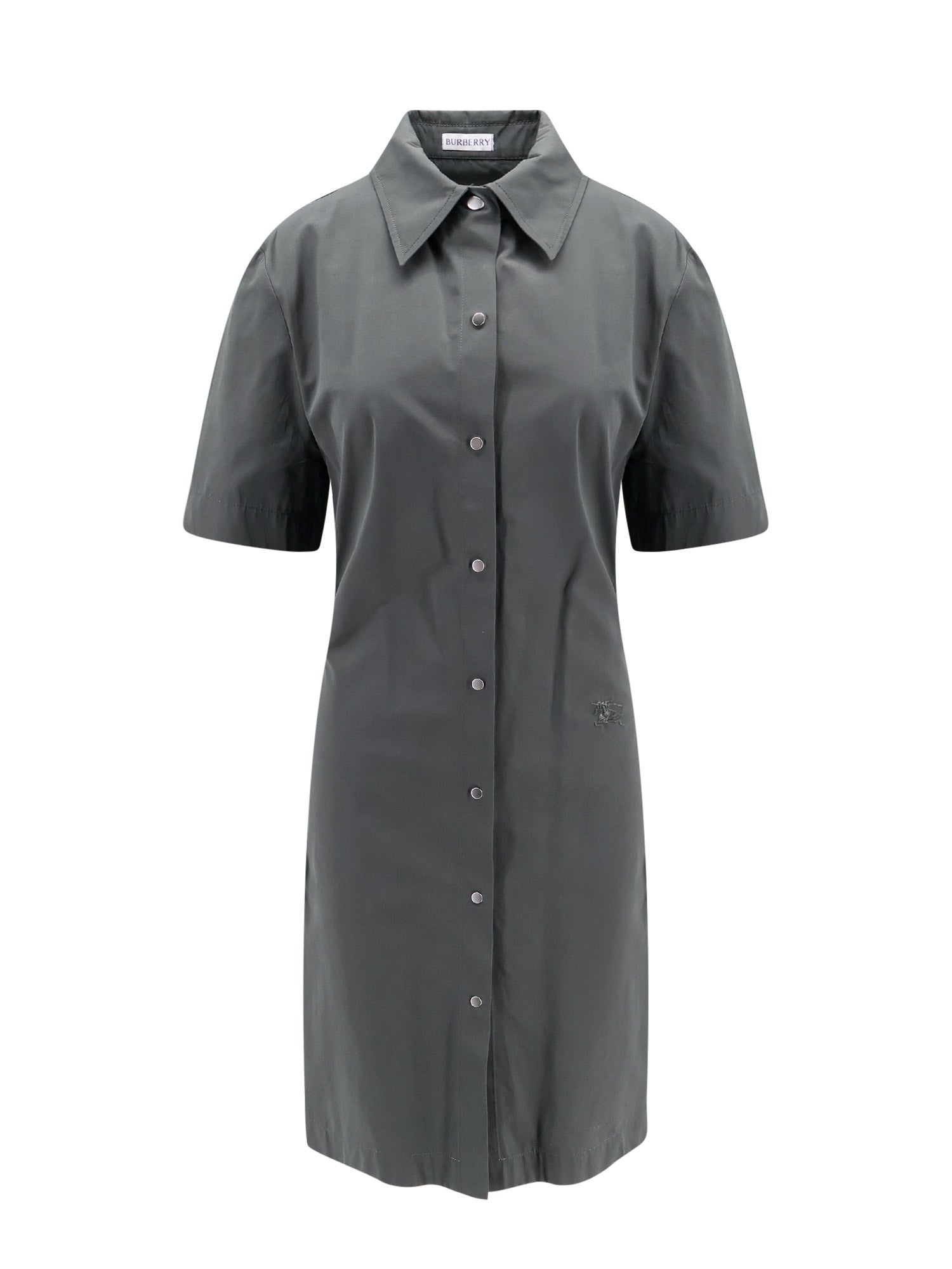 Burberry Dresses Grey Cotone Viscosa Poliestere