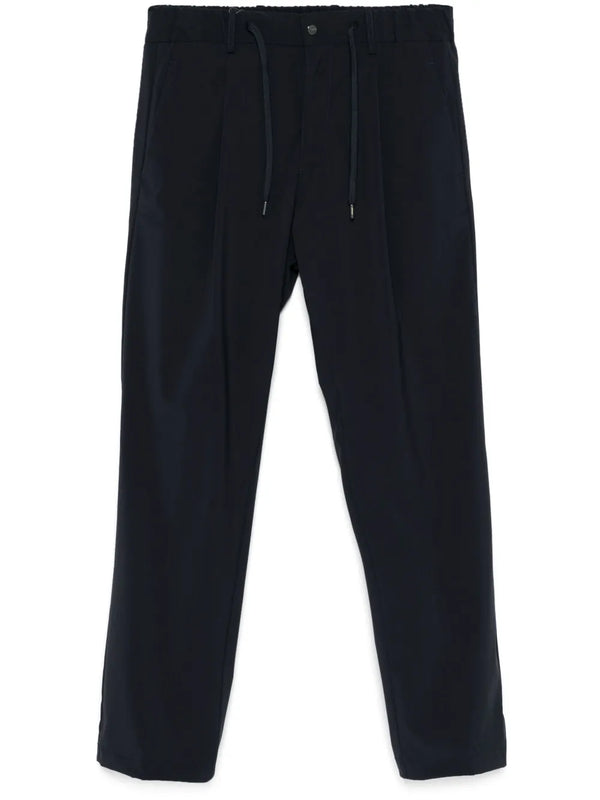 Herno Polyester 46% trousers in navy