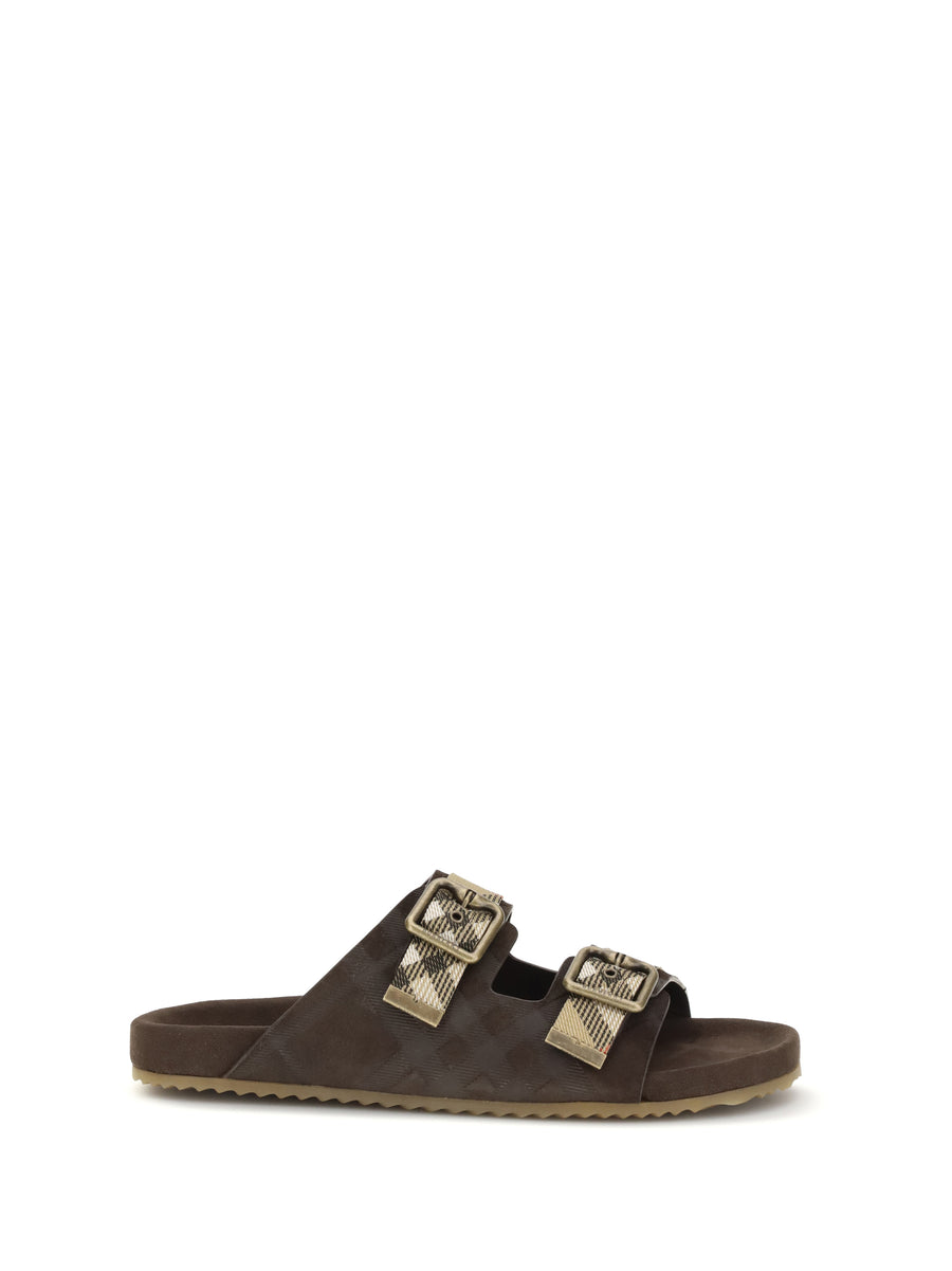 Sandals Urchin Suede Brown Upper: Polyamide