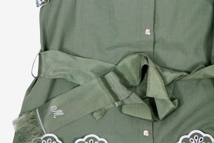 Monnalisa Dresses Green 100co