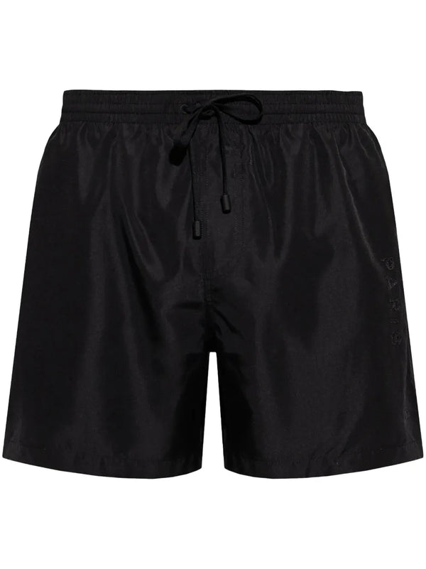 Balmain Polyester 100% swim shorts in black