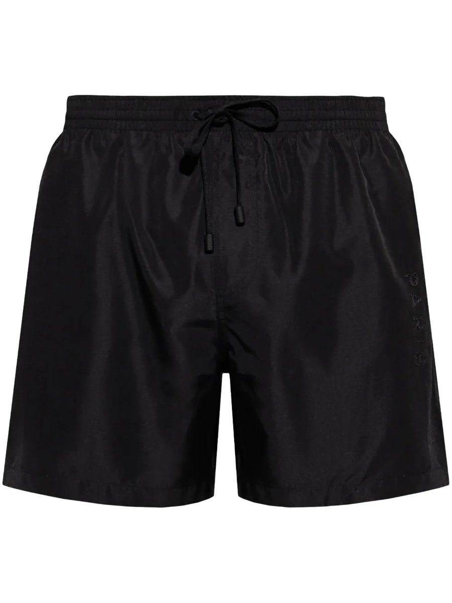 Balmain Polyester 100% swim shorts in black