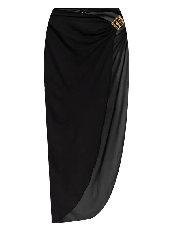 Balmain Polyester 100% beach cover-up in black