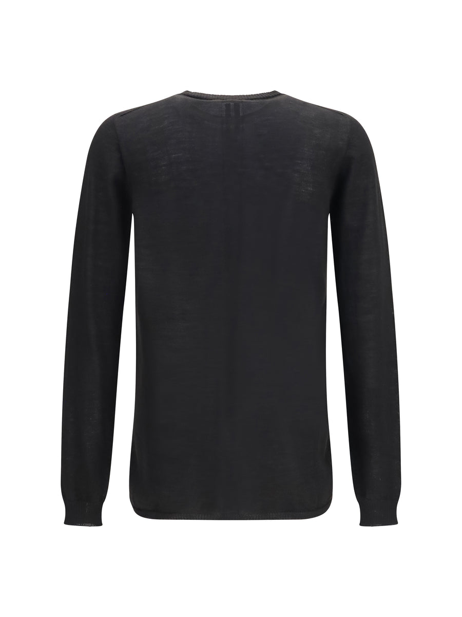 Sweater Biker Level Black Merino Wool