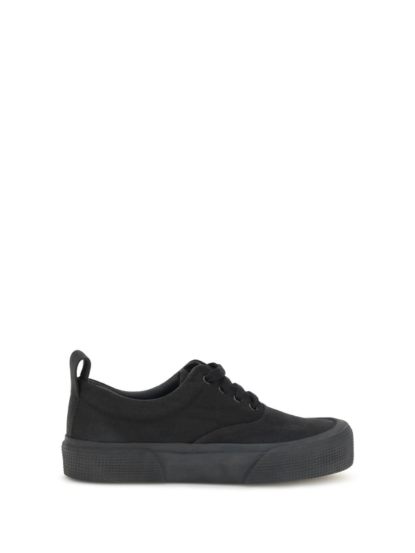 Sneakers Plimsole Black Black/black Upper: Cotton Trainers