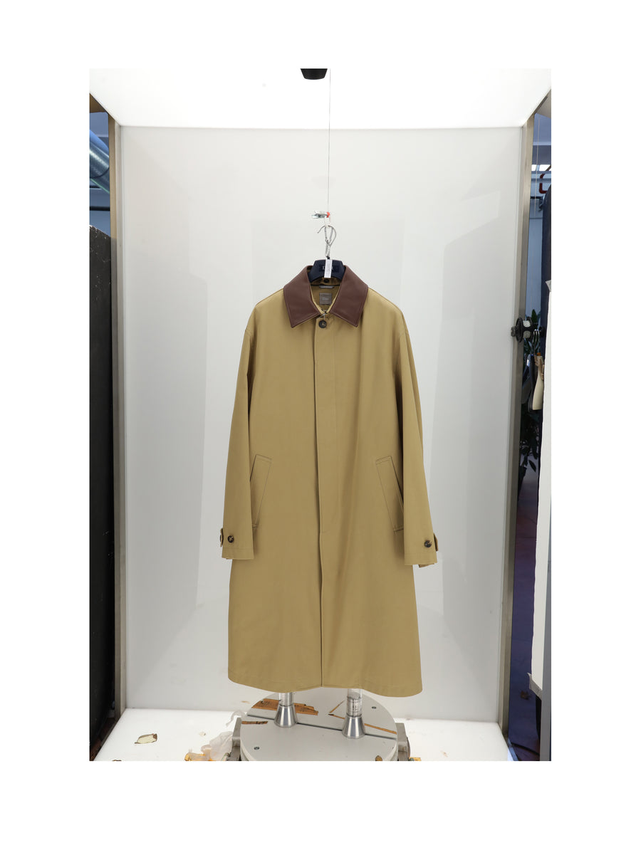 Coat Cappotto Beige Cotton