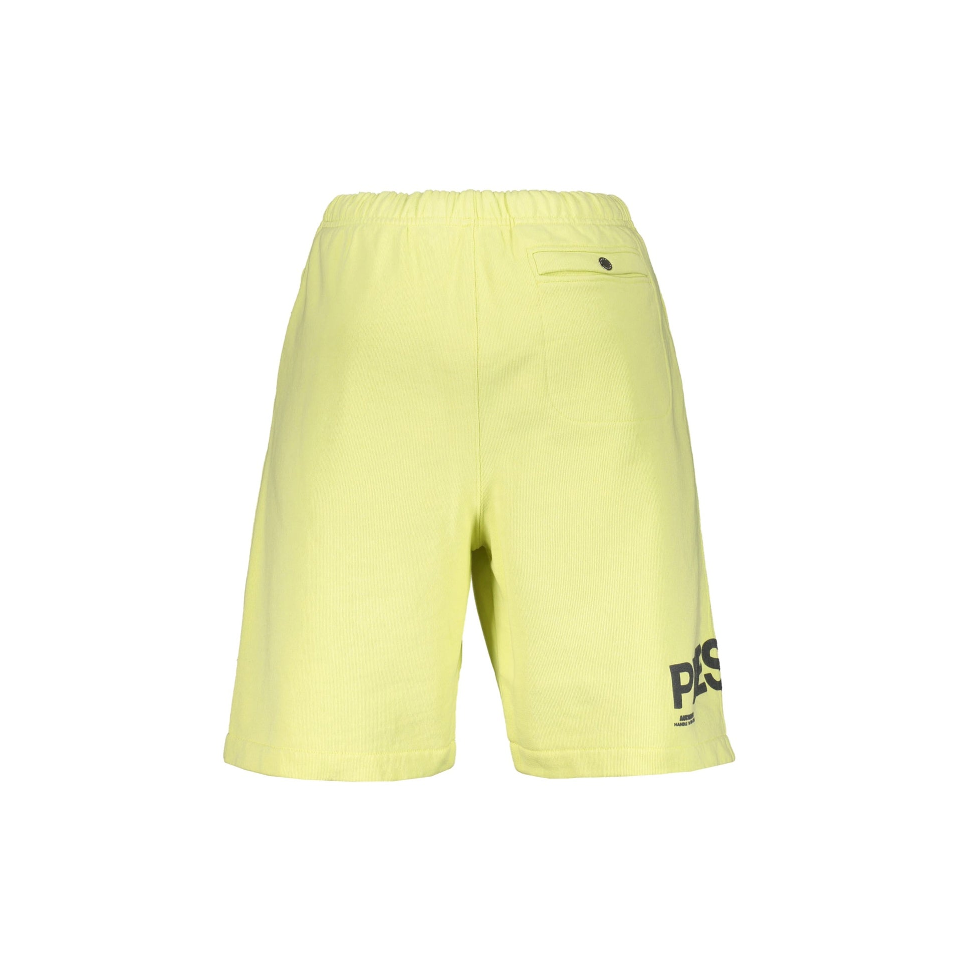 Heron Preston Cotton Shorts Yellow