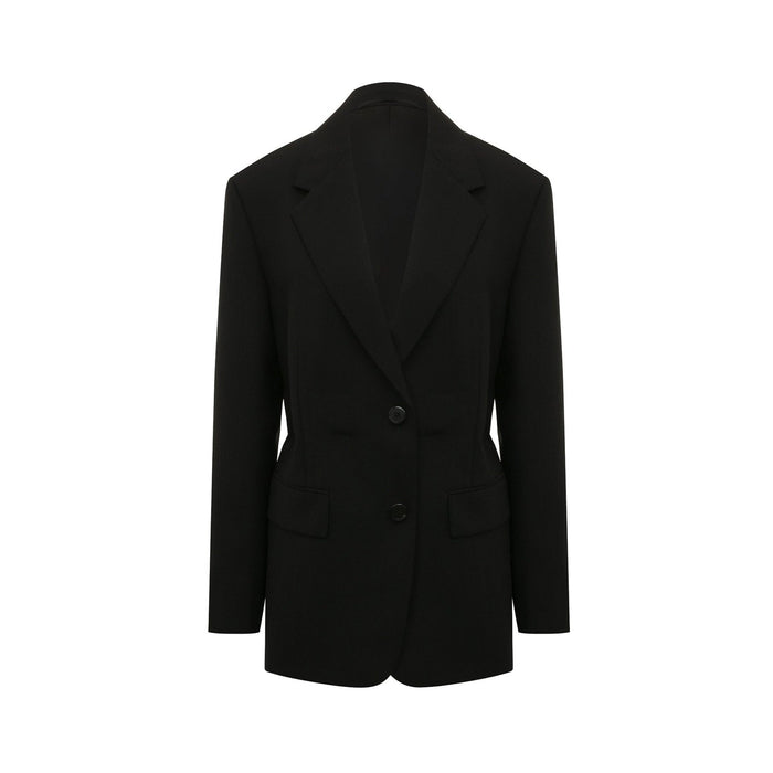 Wool Jacket Black Fleece