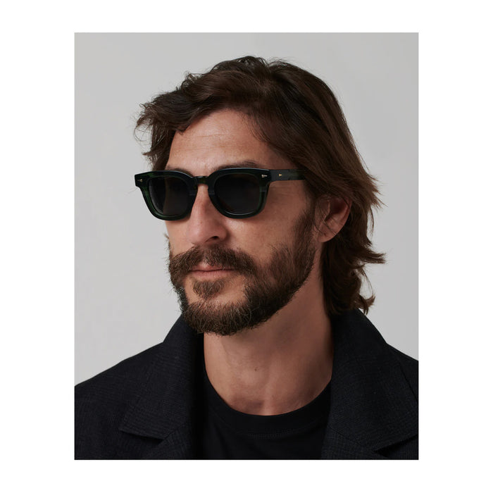 Ahlem Champ de Mars Burgundy Rosso Acetate Occhiali Da Sole