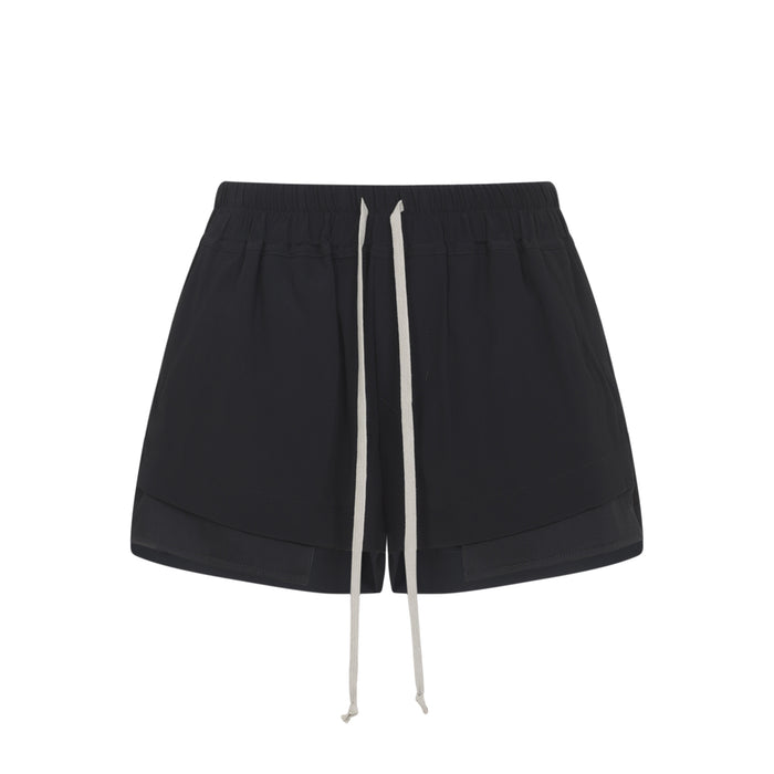 Fog Boxers Shorts Black Acetate Silk Pant