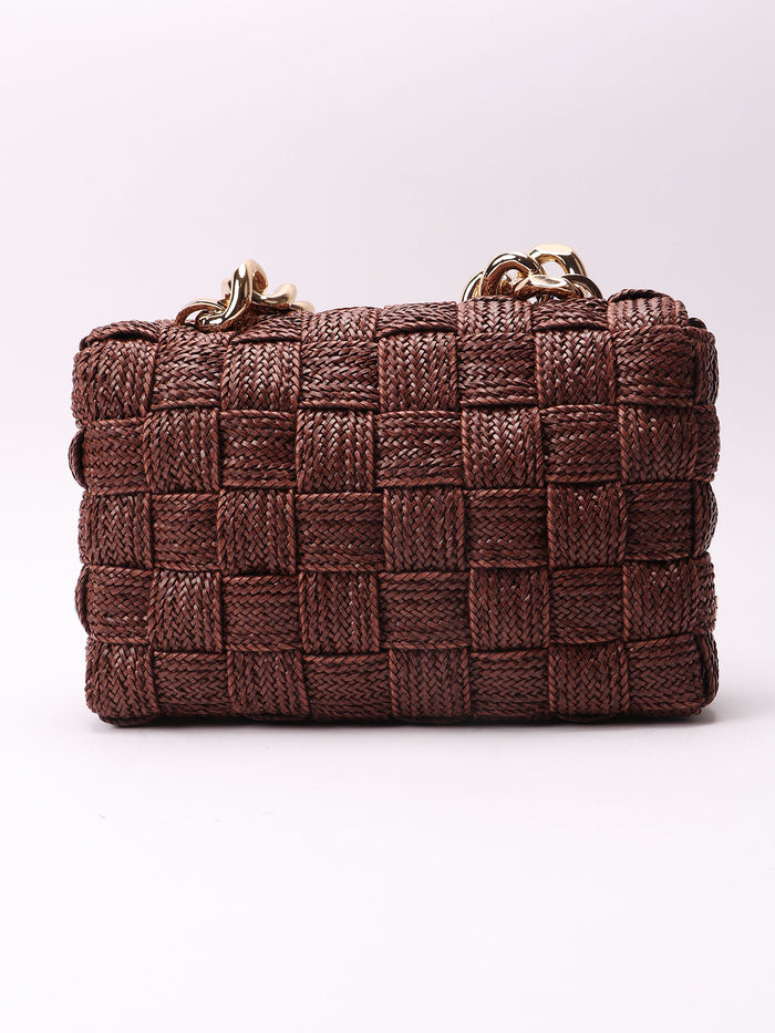 Han Ber Brown Calf Leather Bag