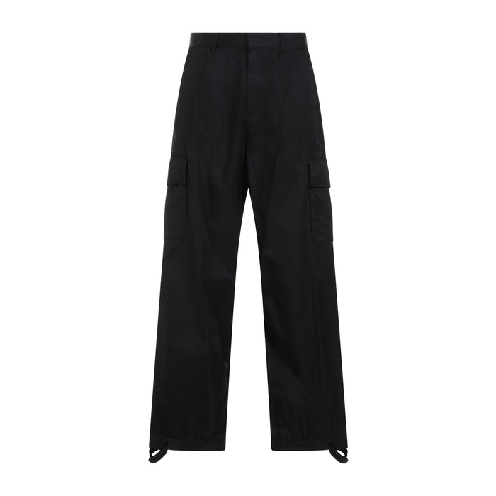 Cargo Pant Black Polyamide Polyurethane
