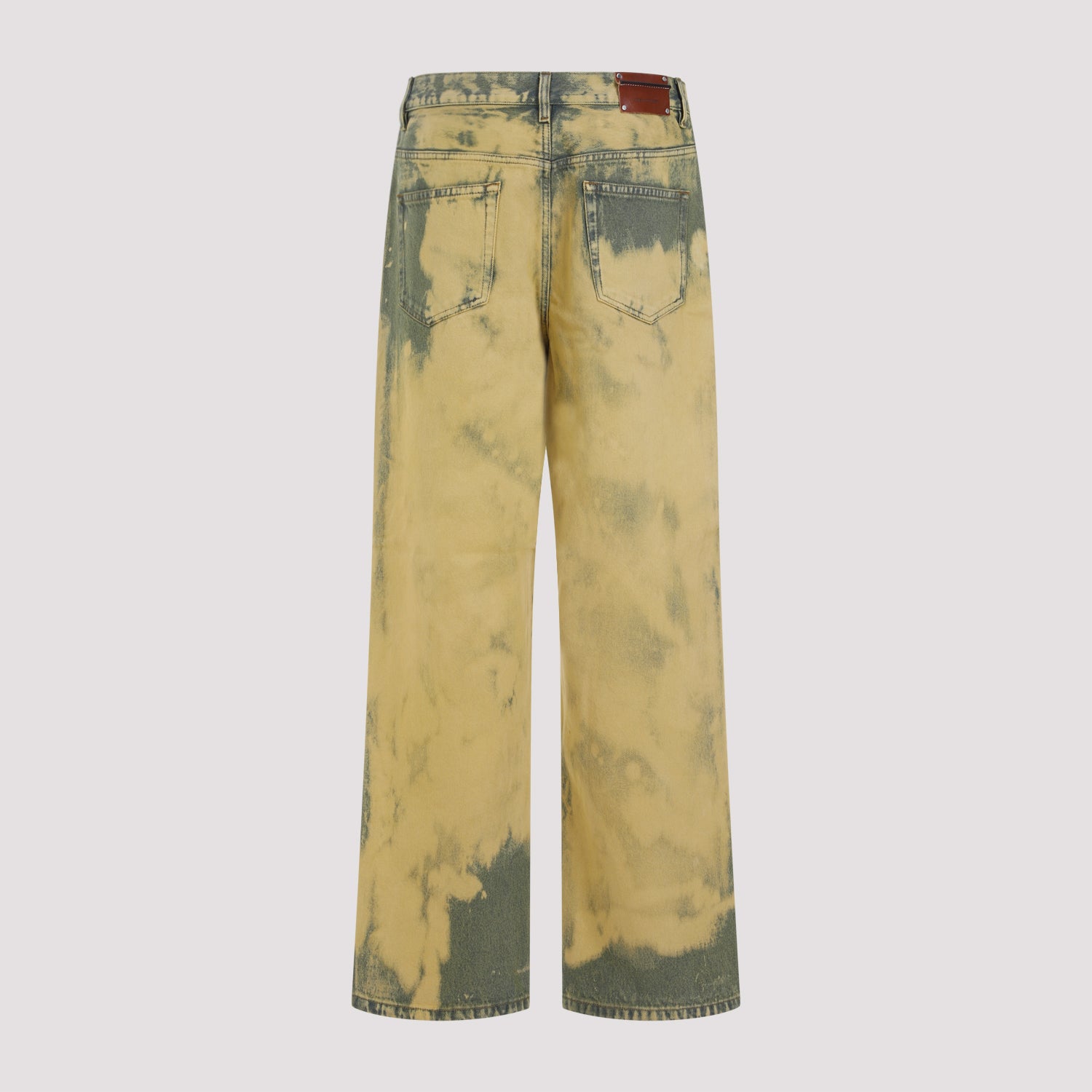 Pine Pants Yellow & Orange Cotton