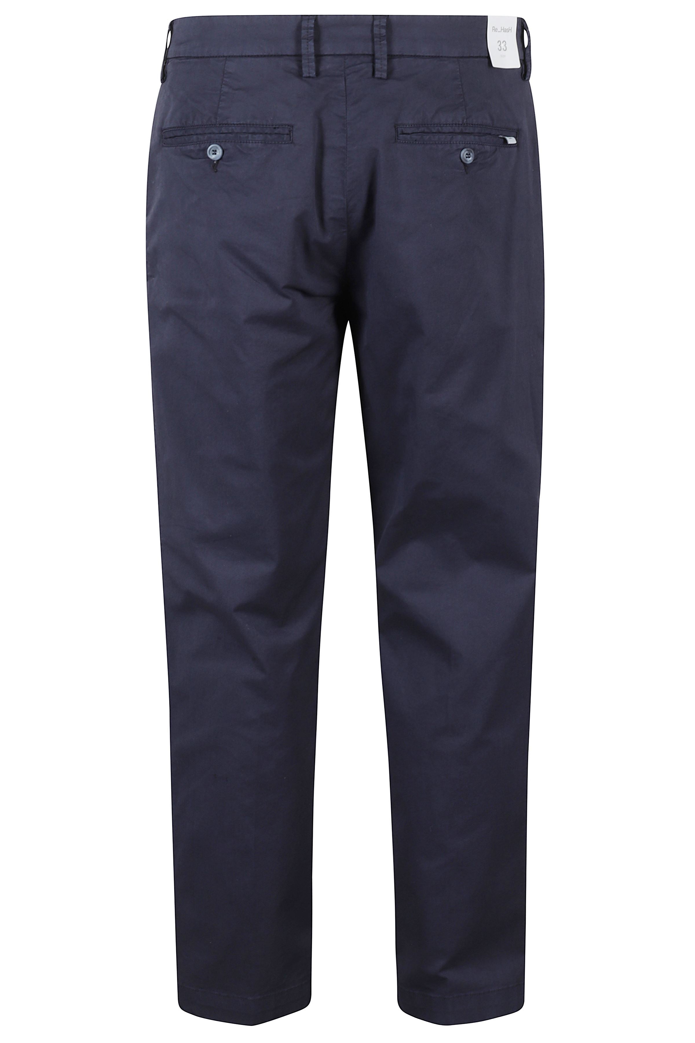 Marc Chinos Blue Cotone Elastan Pantaloni