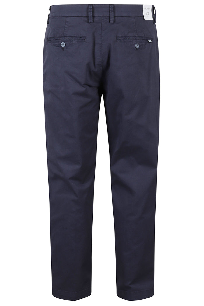 Marc Chinos Blue Cotone Elastan Pantaloni