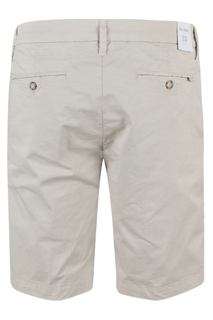 Bernini Bermuda Nude & Neutrals Cotone Elastan Short