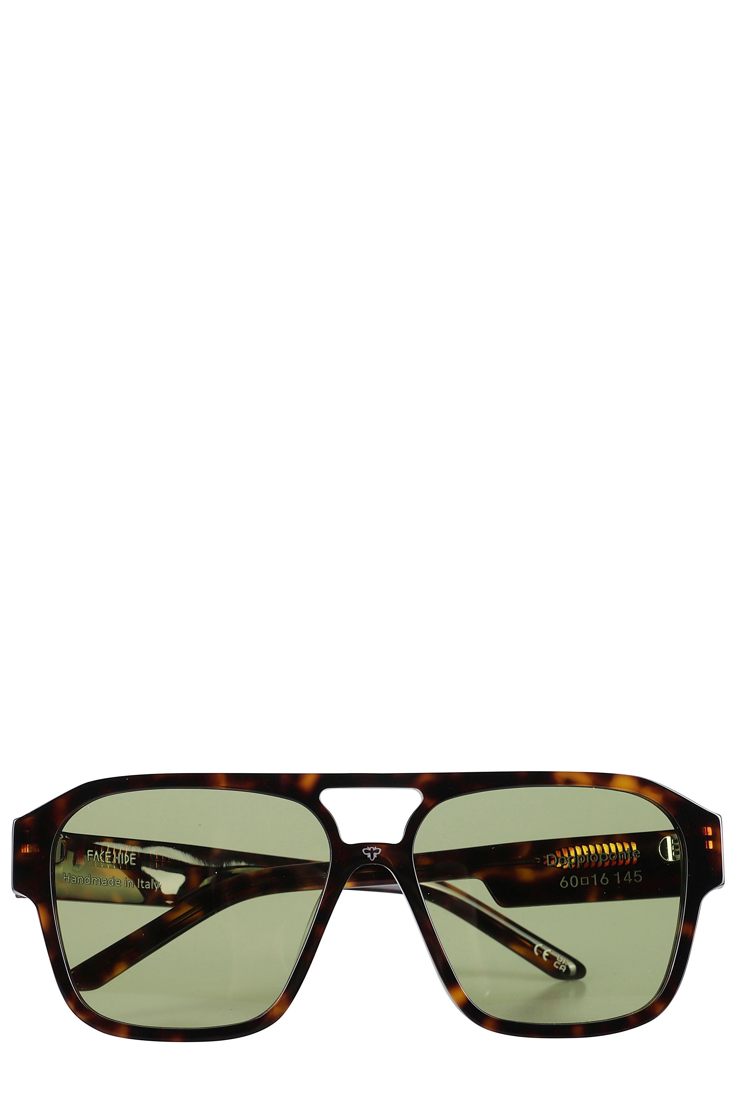 Sunglasses Green Other Fibres Occhiale