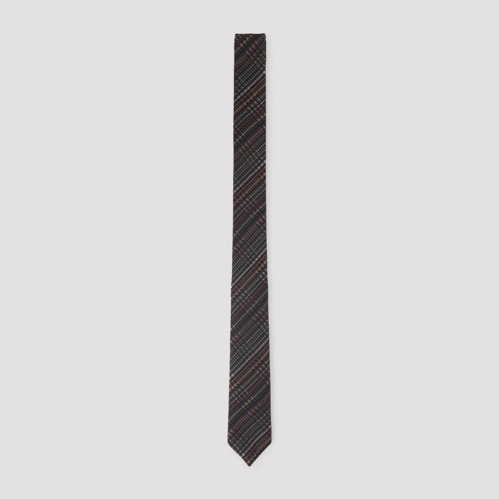 Signature Stripe Tie Silk