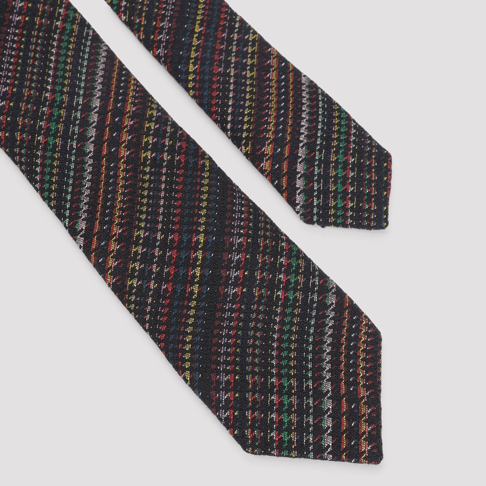 Signature Stripe Tie Silk