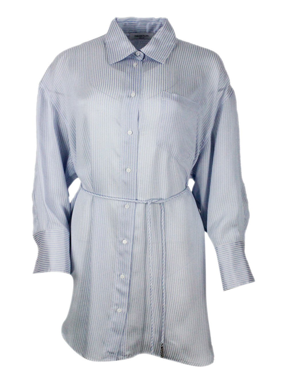 Fabiana Filippi Shirts Clear Blue 85vi 15se