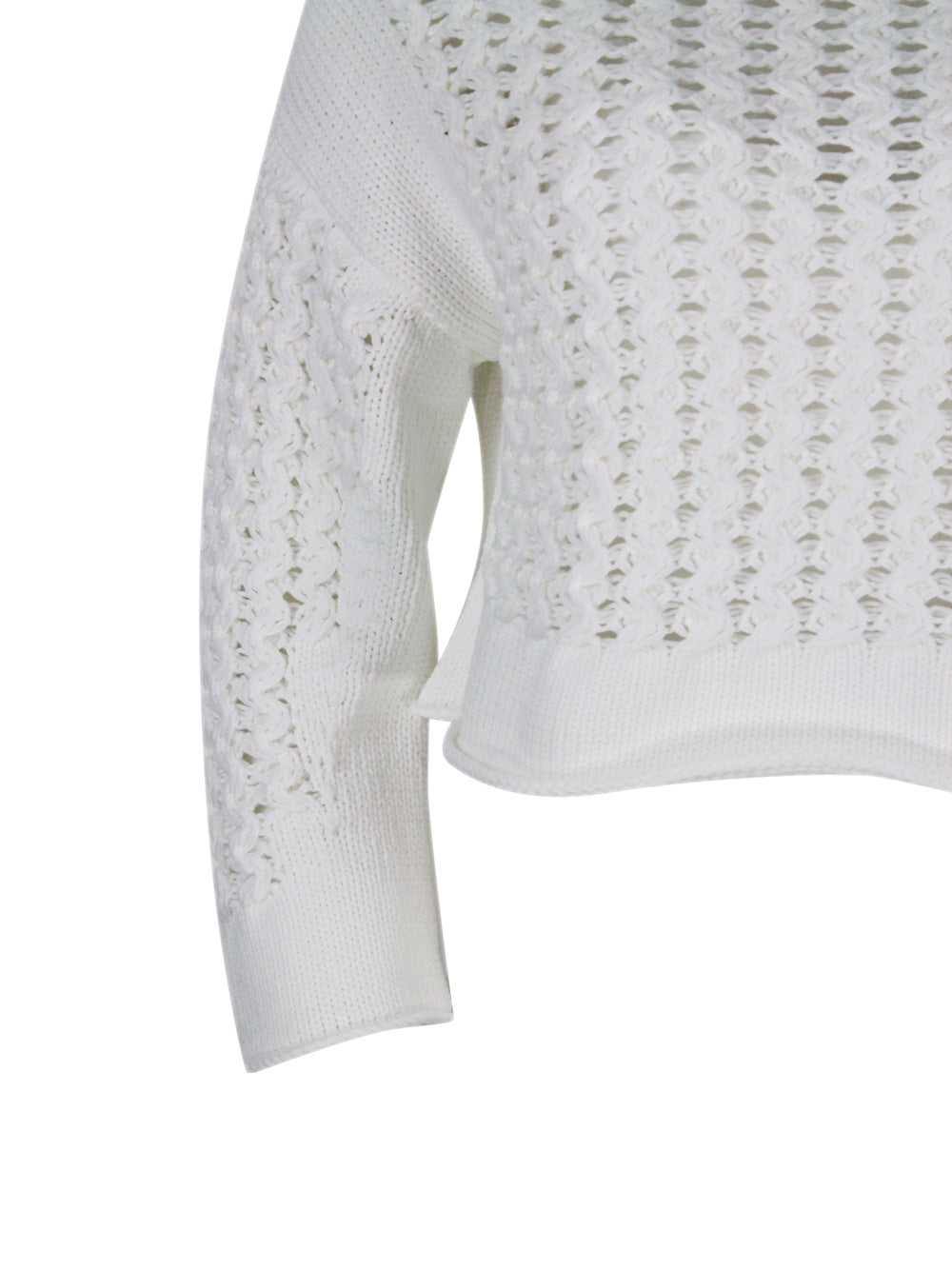 Malo Sweaters White 67co 33pa