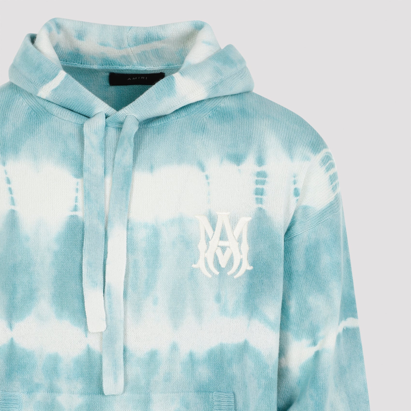 Amiri Ma Tie Dye Hoodie Blue Cashmere