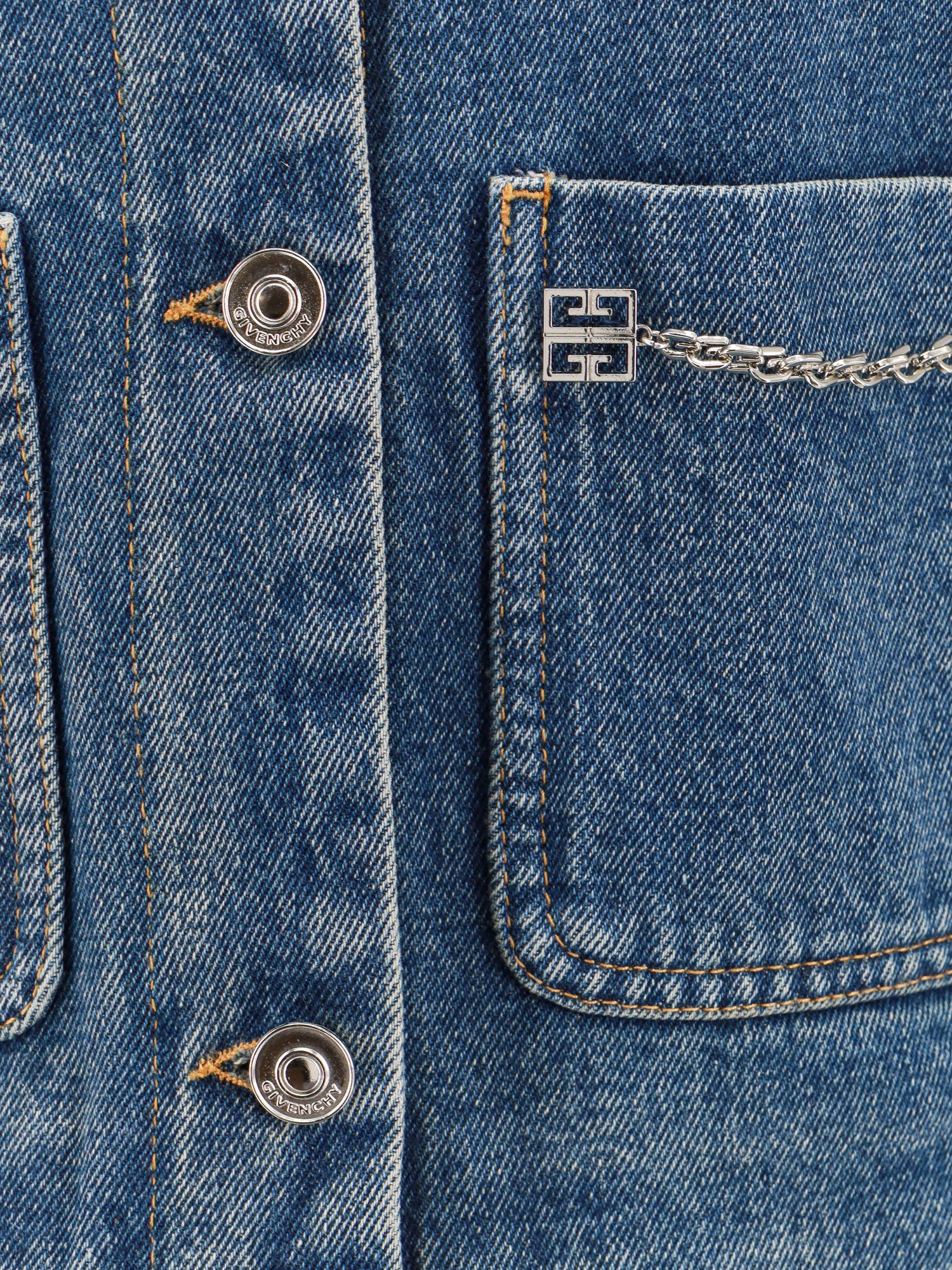 Givenchy Jackets Blue Cotone