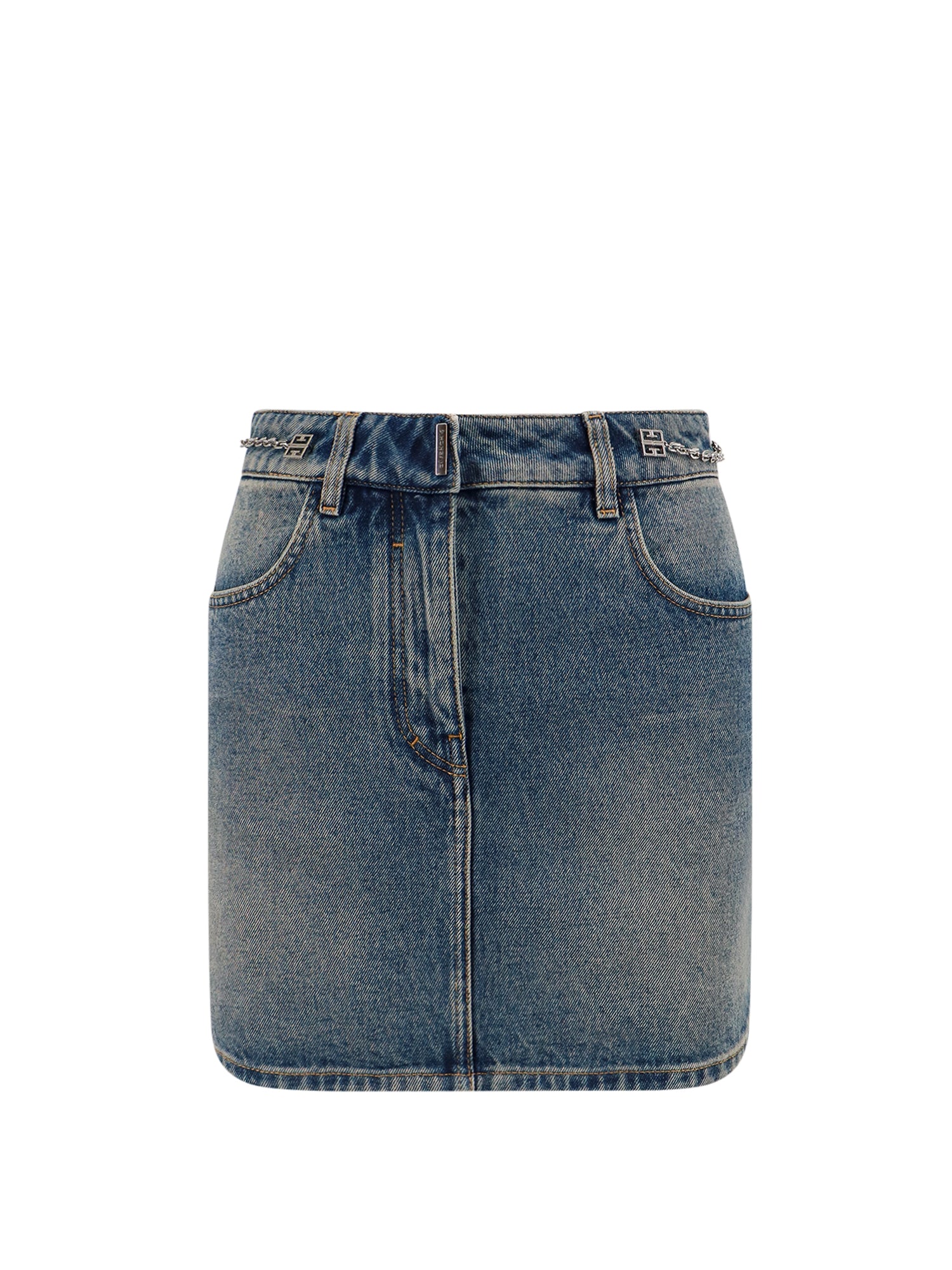 Givenchy Skirts Blue Cotone