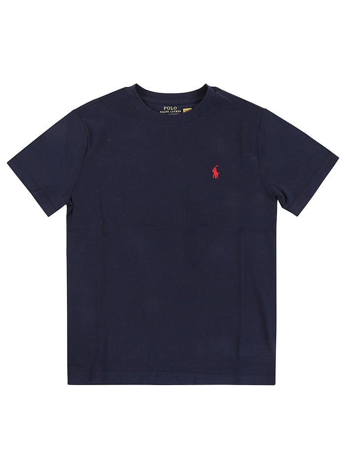 Ss Cn-tops-t-shirt Blue Cotton