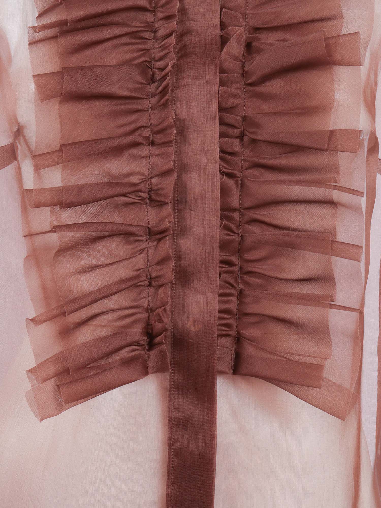 SHIRT Brown Silk