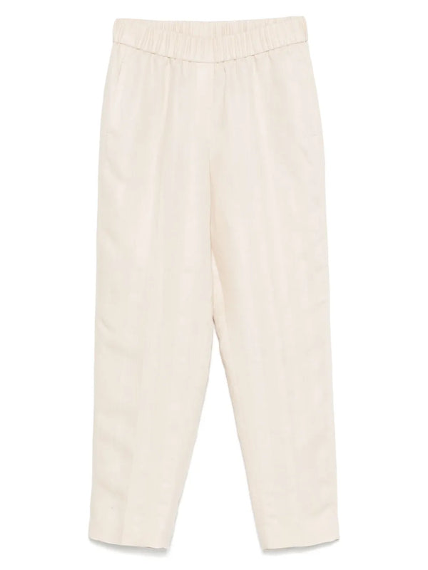 Peserico Outer: Viscose 58% trousers in beige