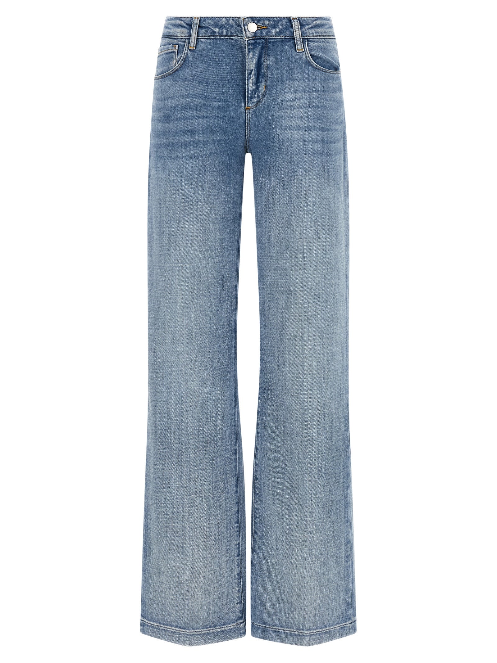 Joanne Jeans Light Blue Cotton Polyester Elastane