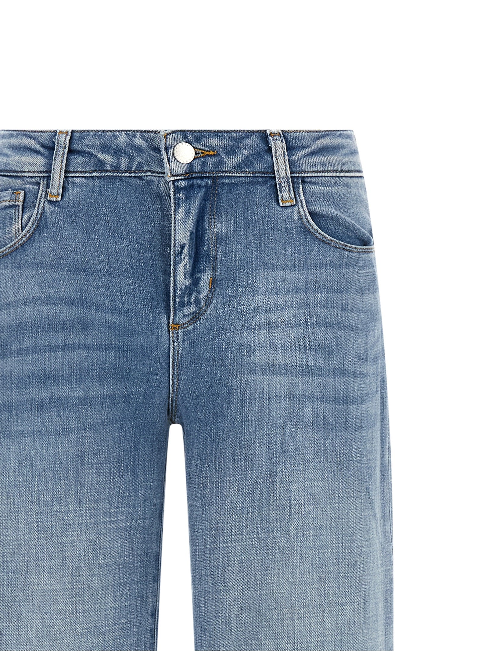 Joanne Jeans Light Blue Cotton Polyester Elastane