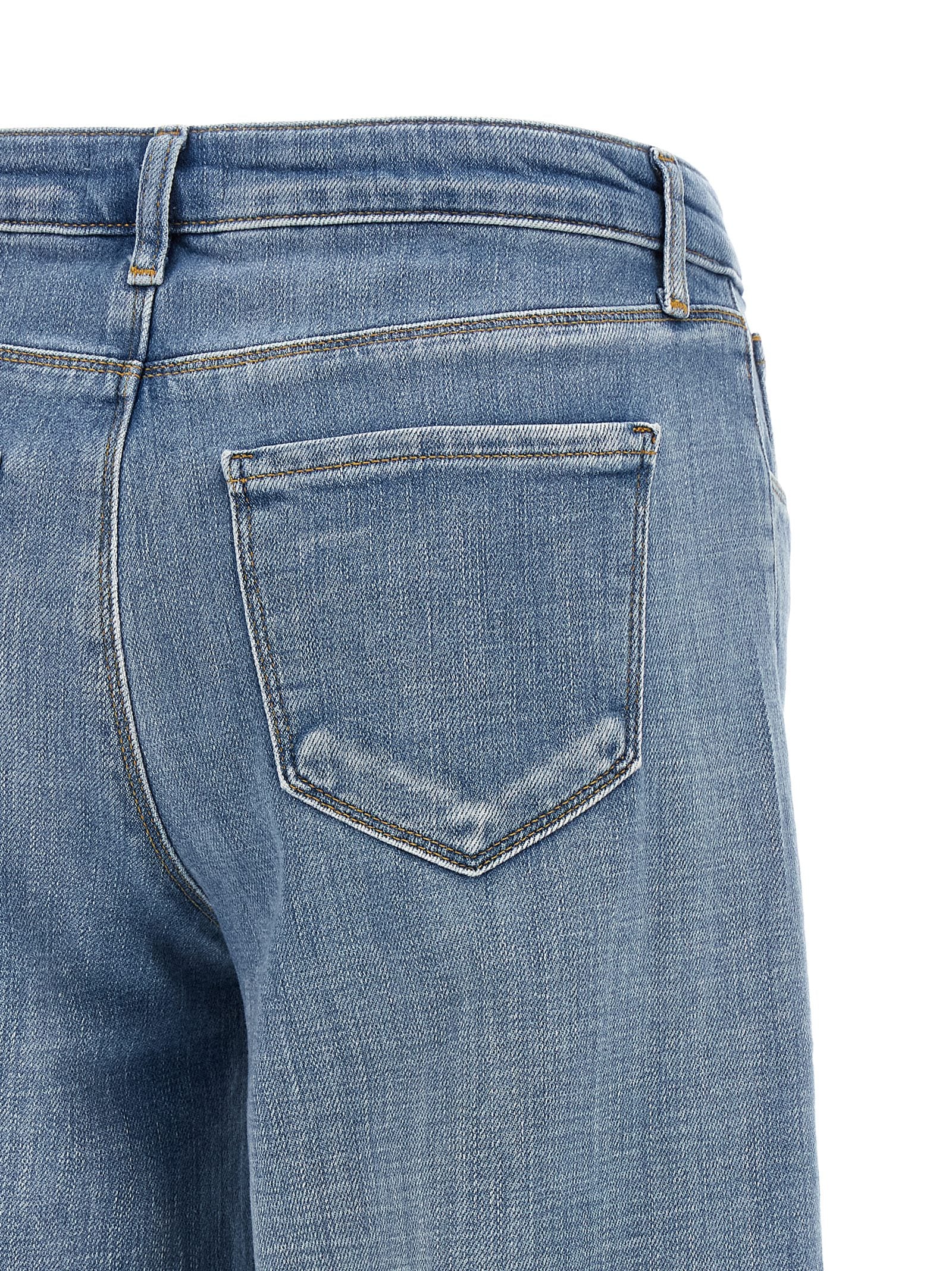 Joanne Jeans Light Blue Cotton Polyester Elastane