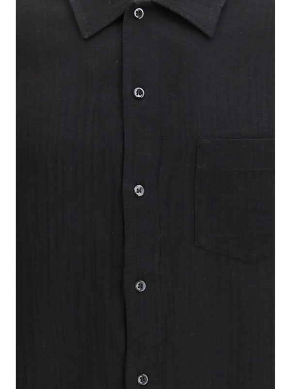 Leo Shirt Light Black Cotton