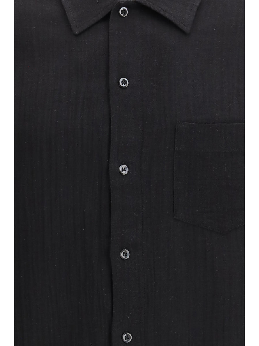 Leo Shirt Light Black Cotton