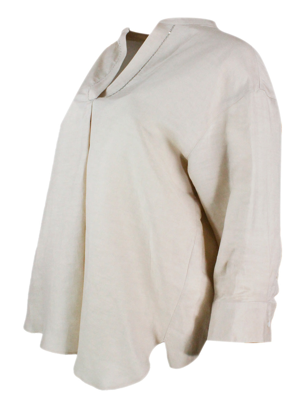 Fabiana Filippi Shirts Beige 50li 50vi