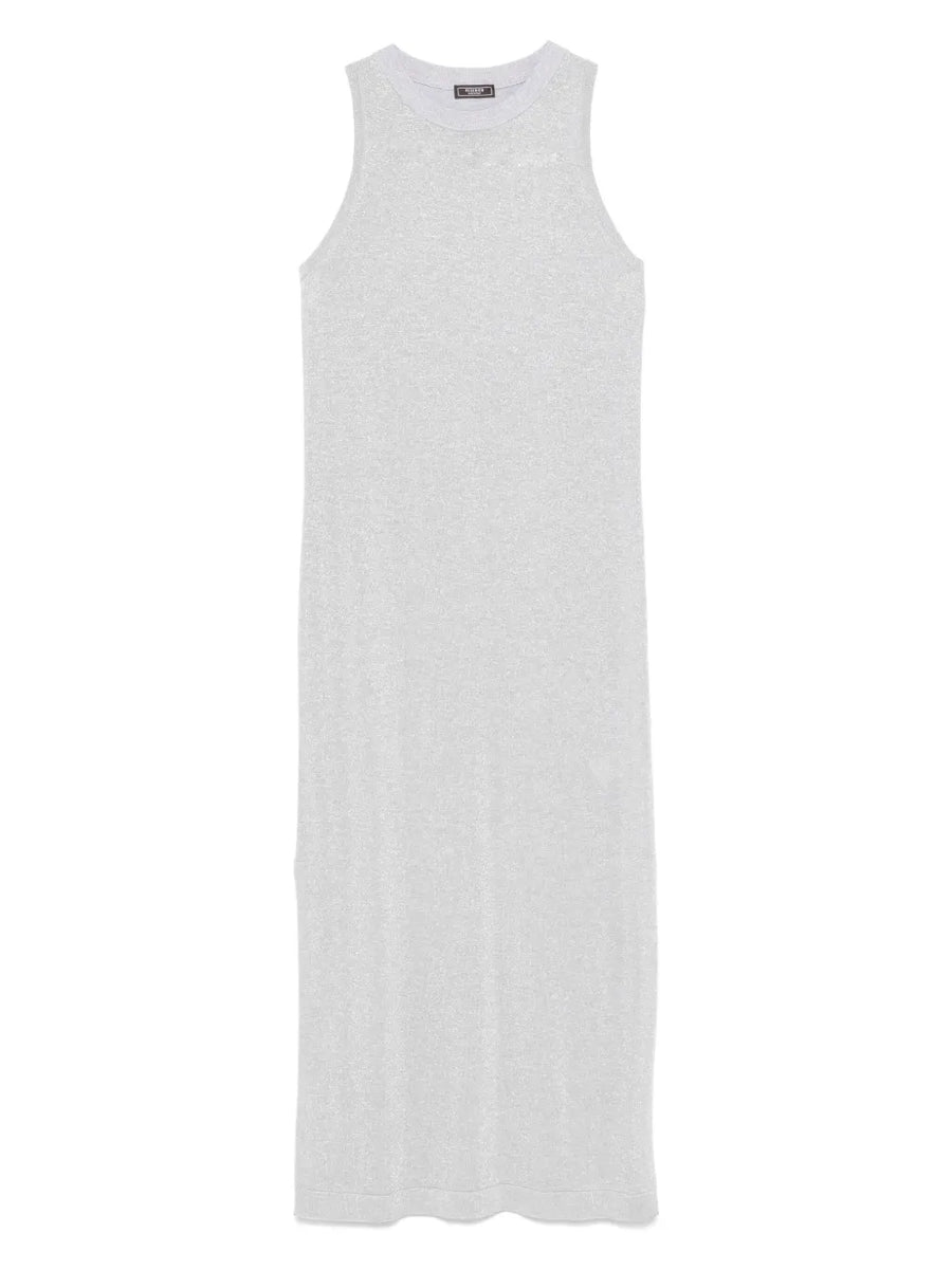 Peserico Cotton 70% maxi dress in grey