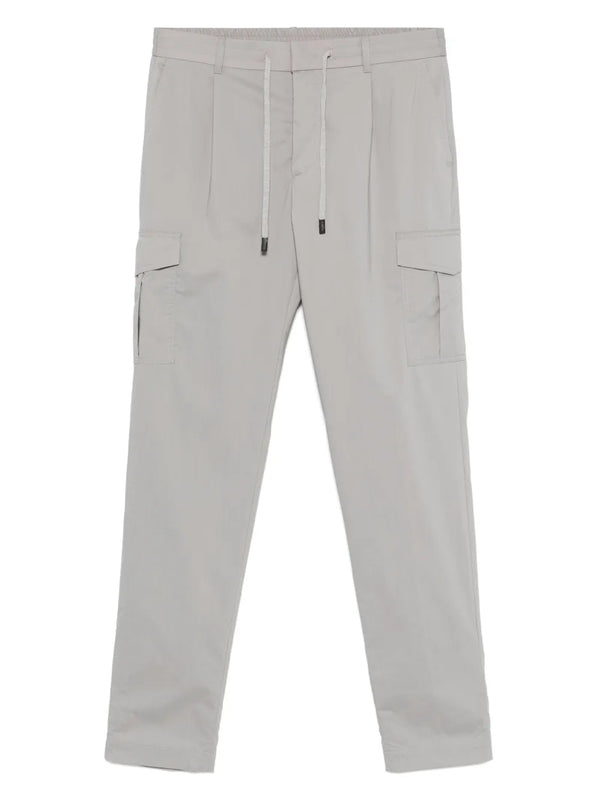 Peserico Outer: Cotton 55% trousers in grey