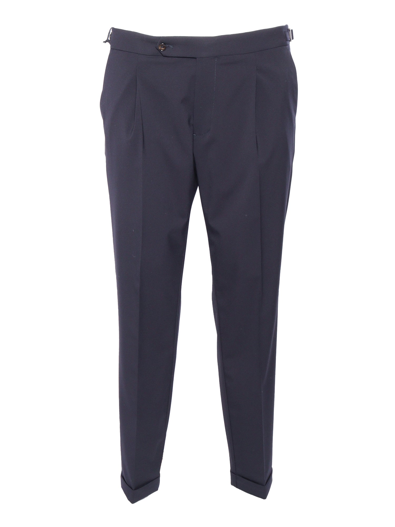 Elegant blue trousers Polyester Polyurethane Pant