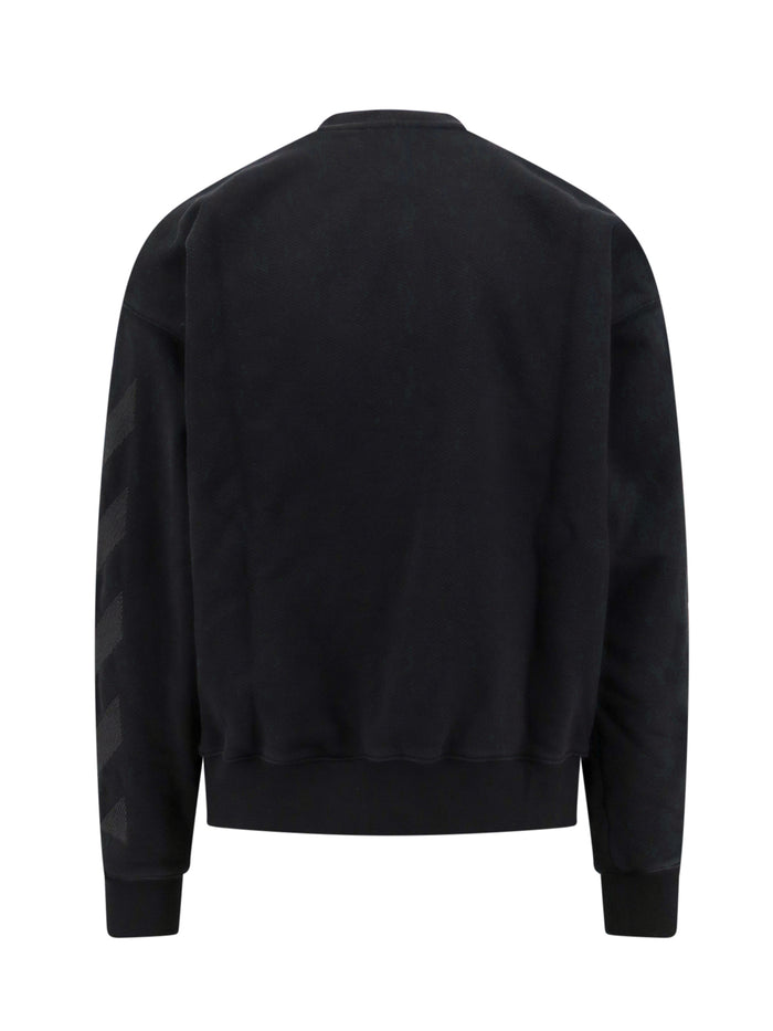 Off White Sweaters Black Cotone