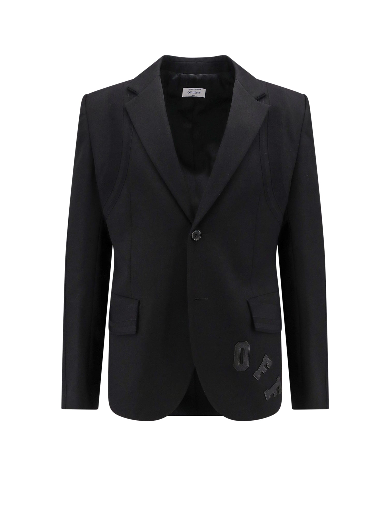Off White Clothing Black Lana Vergine