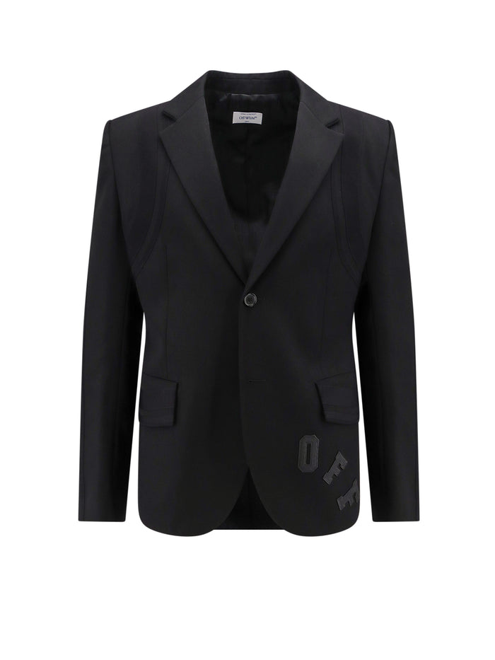 Off White Clothing Black Lana Vergine