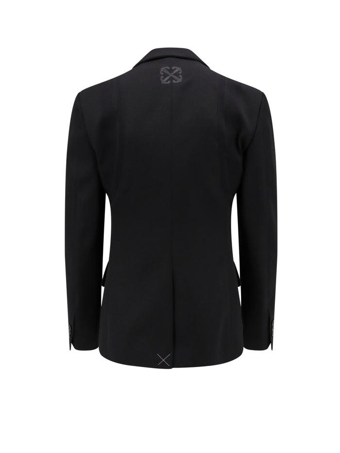 Off White Clothing Black Lana Vergine