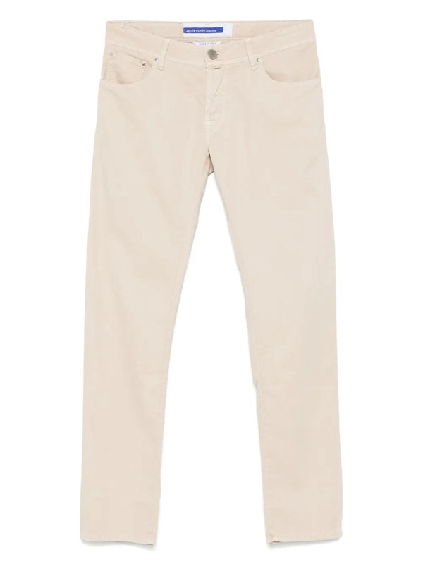 Jacob Cohen Outer: Cotton 68% trousers in beige