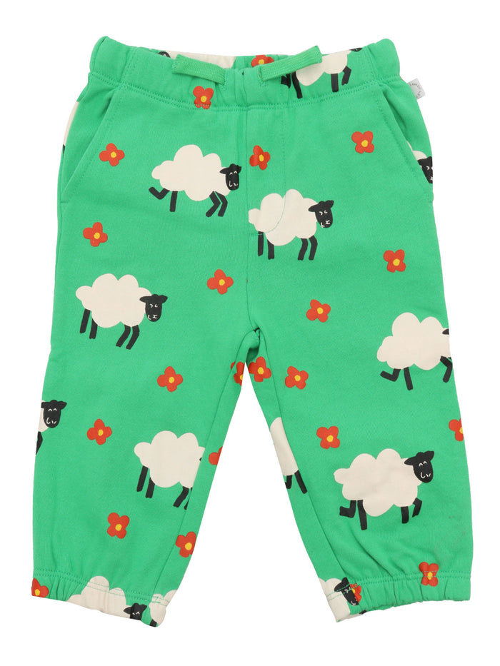 Joggers Green Cotton Jogging Pant