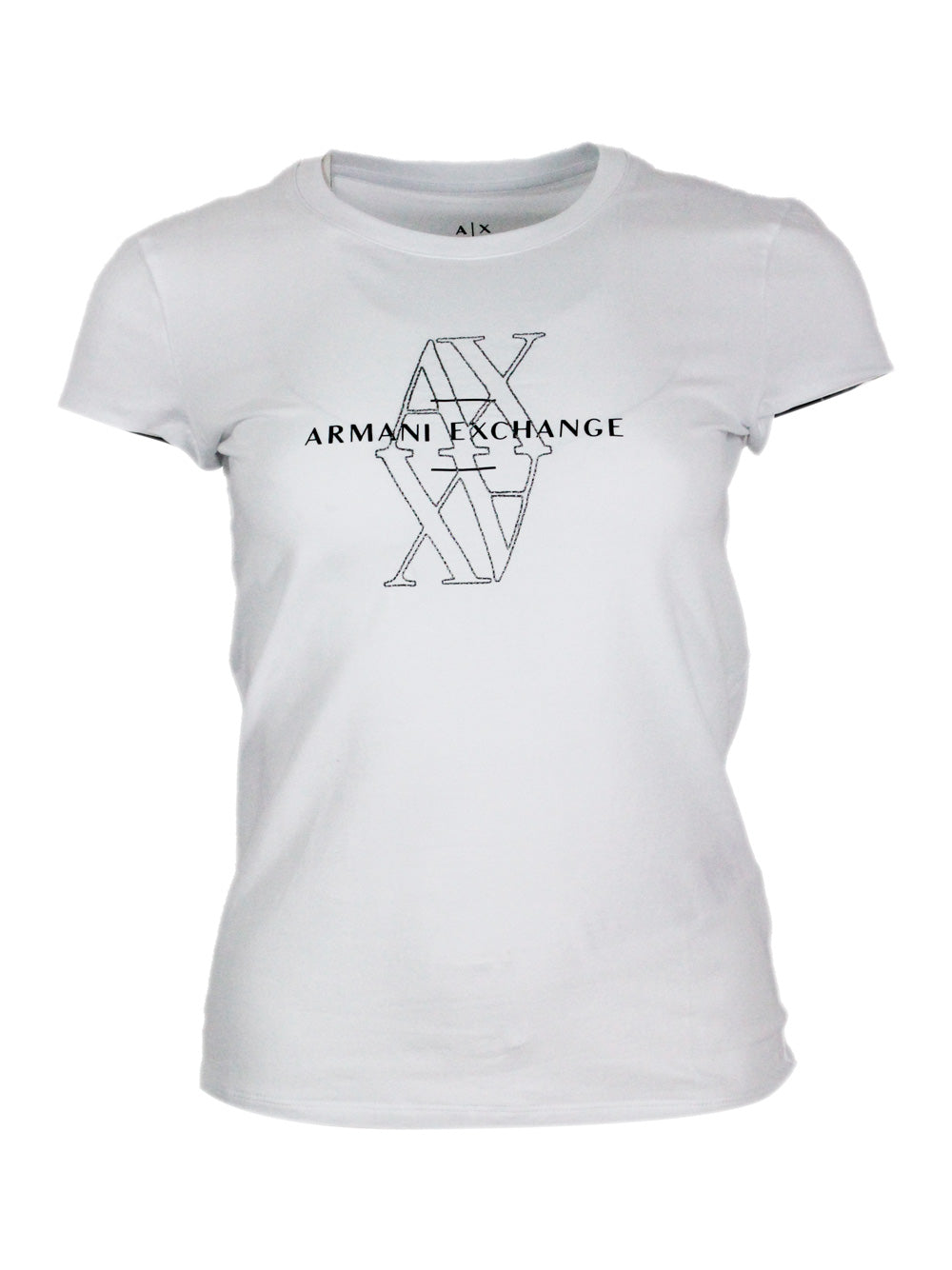 Armani Exchange T-Shirts And Polos White 100co