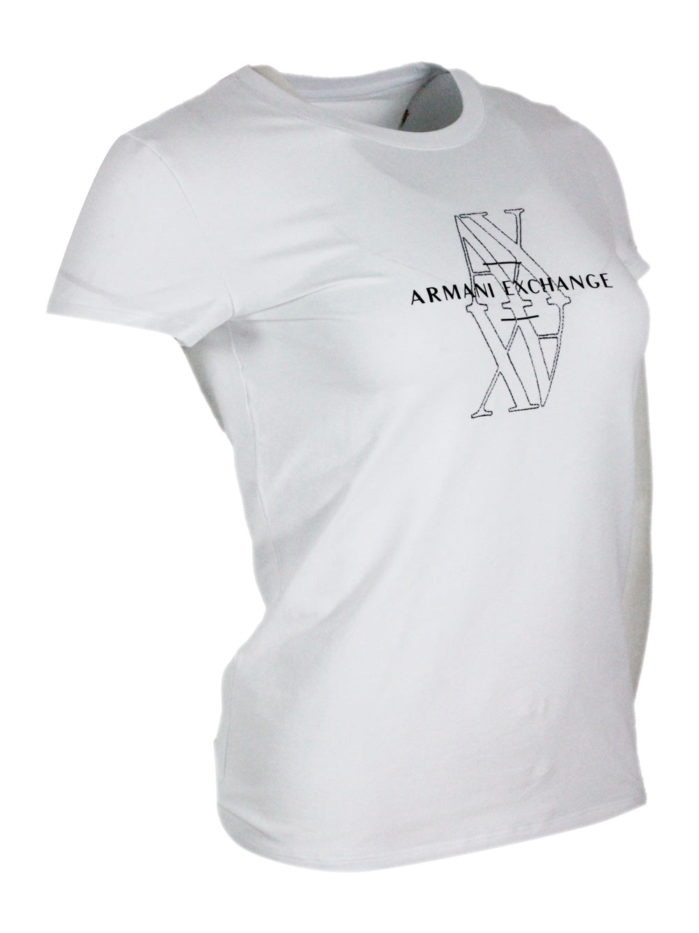 Armani Exchange T-Shirts And Polos White 100co